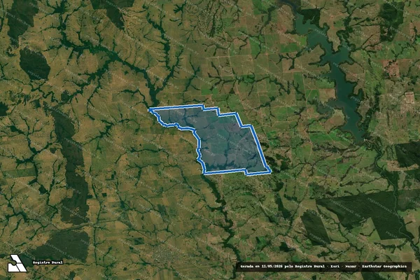 Imagem de satélite de FAZENDA JACUTINGA - Matricula 151 em Figueirópolis D'Oeste - MT