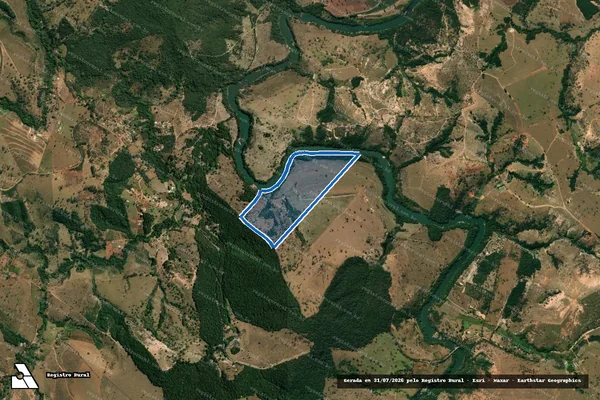 Imagem de satélite de Fazenda Espíndola e Pará - Parcela 1 em Divinópolis - MG