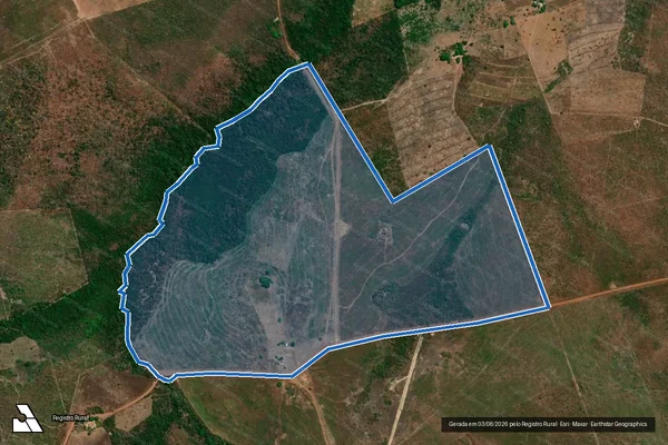 Imagem de satélite de FAZENDA CANA BRAVA II - Fazenda Cana Brava II em Carolina - MA