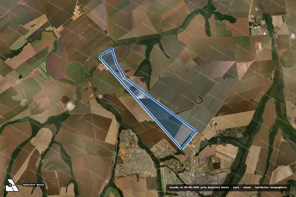 Imagem de satélite de FAZENDA BURITI em Primavera do Leste - MT