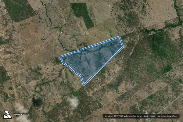 Imagem de satélite de FAZENDA CAVACO - GLEBA 01 em Antônio Cardoso - BA
