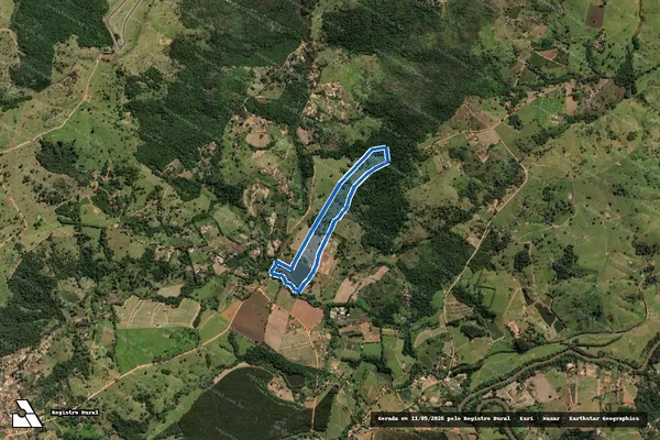 Imagem de satélite de Sítio Mario Mello - Sítio Mario Mello em Mogi Guaçu - SP