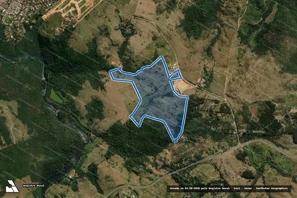 Imagem de satélite de FAZENDA SANT ANA ? REMANESCENTE - PARCELA 01 em Itu - SP
