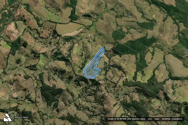 Imagem de satélite de FAZENDA DOIS CÓRREGOS - Desmembrada2 em Baependi - MG