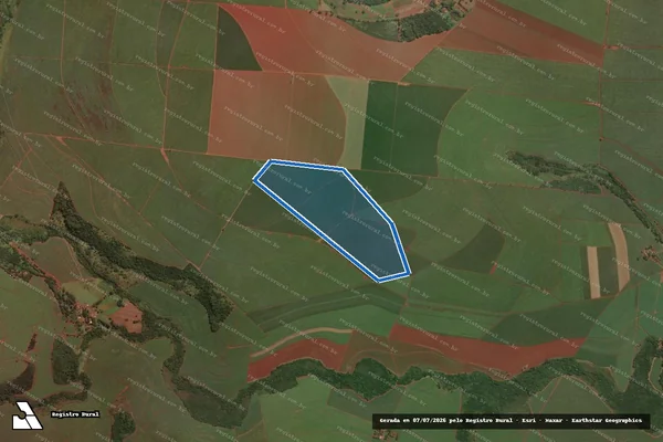 Imagem de satélite de FAZENDA SANTA LUIZA II - Parte 1 em Guariba - SP