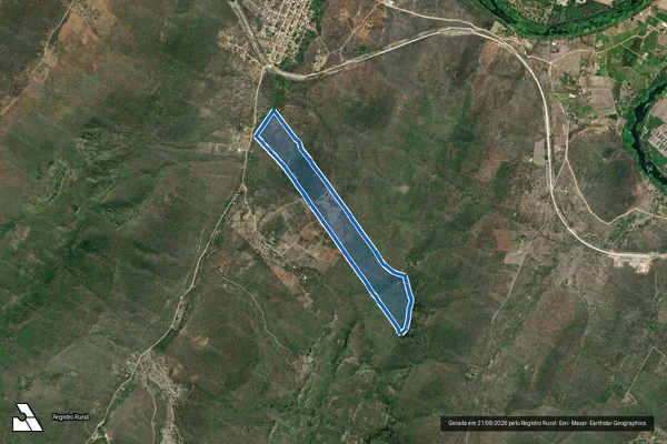 Imagem de satélite de FAZENDA VISTA BONITA - Parte 1 em Jequié - BA