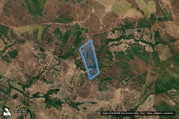 Imagem de satélite de FAZENDA BARREIRO - Parte 1 em Faina - GO