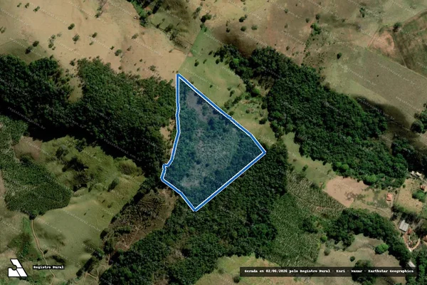 Imagem de satélite de Sitio da Cachoeirinha - Parcela 1 em Cristina - MG