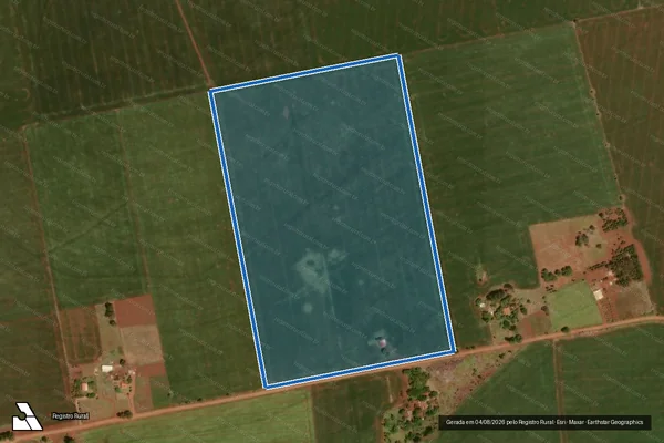 Imagem de satélite de Projeto de Assentamento Itamarati I ? FETAGRI - LOTE 075 em Ponta Porã - MS