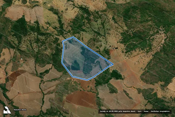 Imagem de satélite de FAZENDA RIO DOS BOIS em Diorama - GO