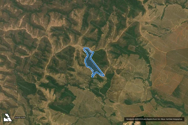 Imagem de satélite de Fazenda Macaúbas - Parte 2 em Dores do Indaiá - MG
