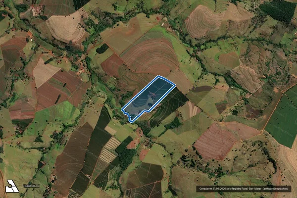 Imagem de satélite de Fazenda Mata dos Fernandes, lugar Neias - Fazenda Mata dos Fernandes, lugar Neias em Patos de Minas - MG