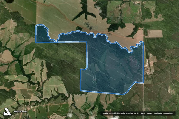 Imagem de satélite de FAZENDA RIO CONCREM - PARCELA 03 em Dom Eliseu - PA