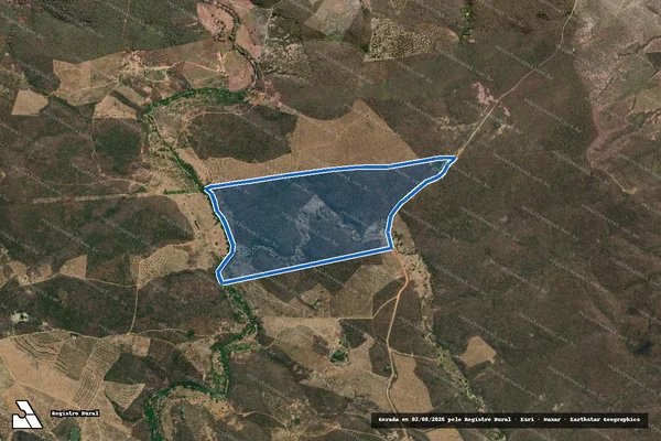 Imagem de satélite de FAZENDA BARRA DO MACHADO - Parte 1 em Araçuaí - MG