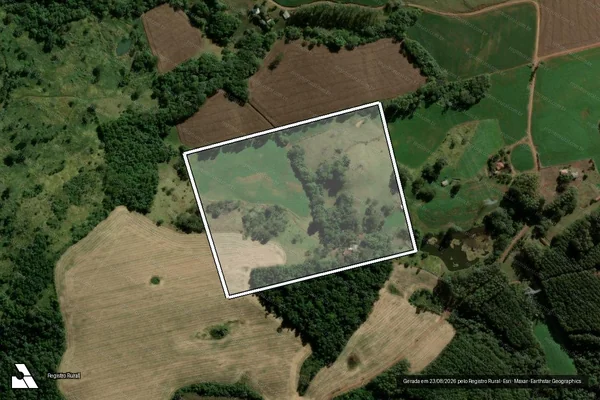 Imagem de satélite de SÍTIO SÃO CRISTOVÃO  - Parte 1 em Manoel Ribas - PR