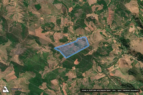 Imagem de satélite de SITIO BOA VISTA - Parte 1 em Laranja da Terra - ES