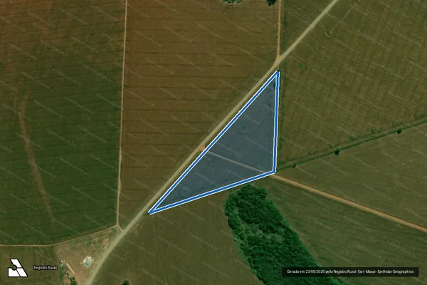 Imagem de satélite de Fazenda Dois Irmãos - PARCELA 02 em São Gabriel do Oeste - MS