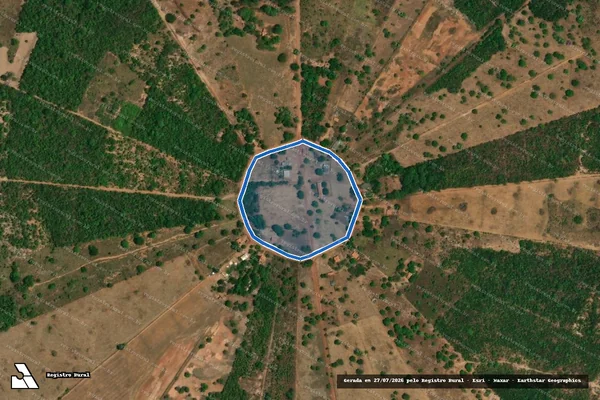 Imagem de satélite de GLEBA RESISTENCIA - Parcela 06 em Santo Antônio de Leverger - MT