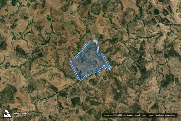 Imagem de satélite de FAZENDA BARRA NOVA III - Parte 1 em Ataléia - MG
