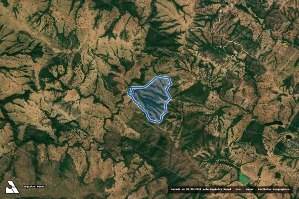 Imagem de satélite de FAZENDA SERRA DOURADA - Parte 1 em Cocalzinho de Goiás - GO