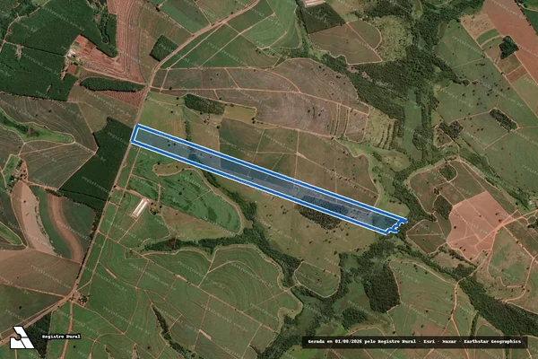 Imagem de satélite de Fazenda São Sebastião - Parte 1 em Planalto - SP