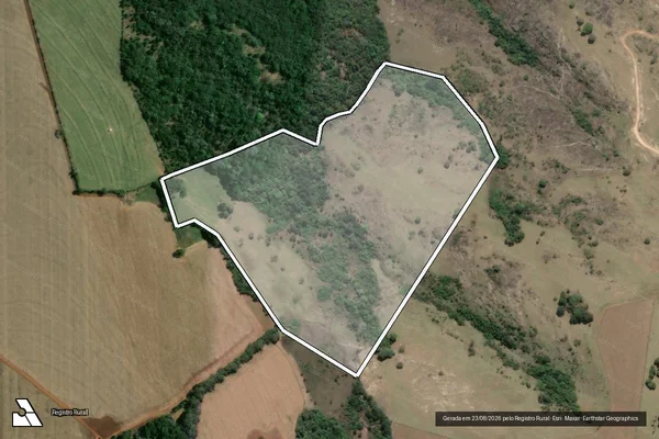 Imagem de satélite de Fazenda Capão Grande - Parte 1 em Tibagi - PR