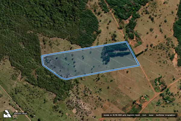 Imagem de satélite de PROJETO DE ASSENTAMENTO TORRE DE PEDRA - Lote 27 em Corguinho - MS