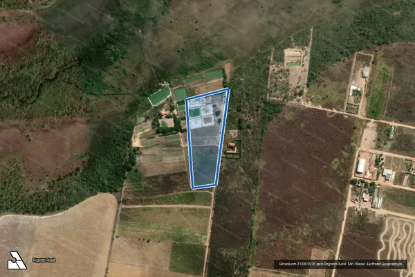 Imagem de satélite de Fazenda Primavera - FAZENDA PRIMAVERA II em Luís Eduardo Magalhães - BA