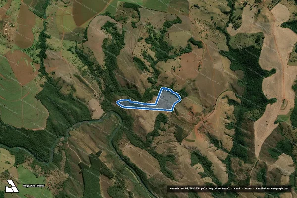 Imagem de satélite de SITIO CAMPO BELO - 001 em Sacramento - MG