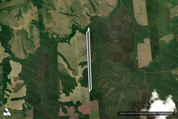 Imagem de satélite de FAZENDA NOVA ESPERANÇA - Parte 1 em Açailândia - MA