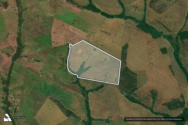 Imagem de satélite de FAZENDA SANTO ANTONIO - Parte 2 em Paranaíba - MS