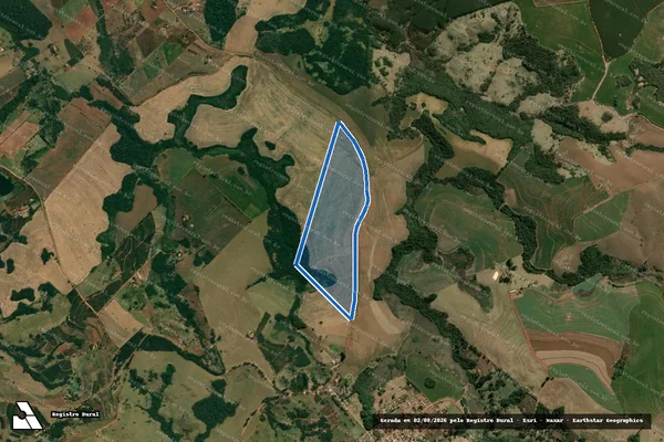 Imagem de satélite de Fazenda Terra Nova II - Parte 2 em São Jerônimo da Serra - PR