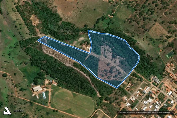 Imagem de satélite de Fazenda Manabuiu, Lugar Barreiro do Campo - Parte 1 em Lagoa Grande - MG