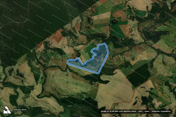 Imagem de satélite de Lotes N° 2 e 3 - Parcela 1 em Roncador - PR