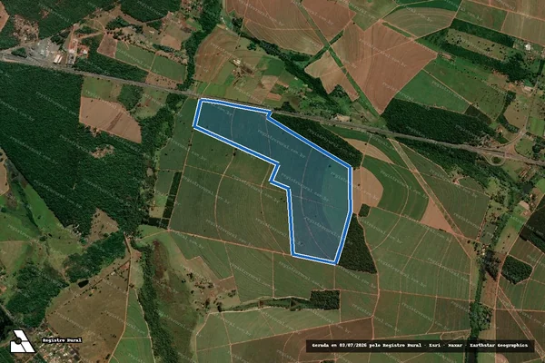 Imagem de satélite de FAZENDA RIBEIRÃO GRANDE ? GLEBA A - FAZENDA RIBEIRÃO GRANDE ? GLEBA A - PARTE II em Pederneiras - SP