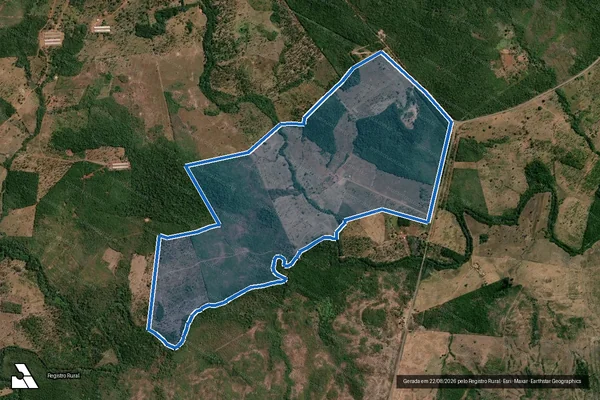 Imagem de satélite de FAZENDA PREMIUM - Parte 1 em Tocantinópolis - TO