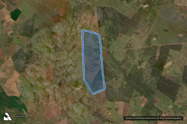 Imagem de satélite de P.A NAZARÉ ? LOTE 57 - Parte 1 em Conceição do Araguaia - PA