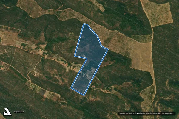Imagem de satélite de FAZENDA JACU - Parte 1 em Rio Pardo de Minas - MG