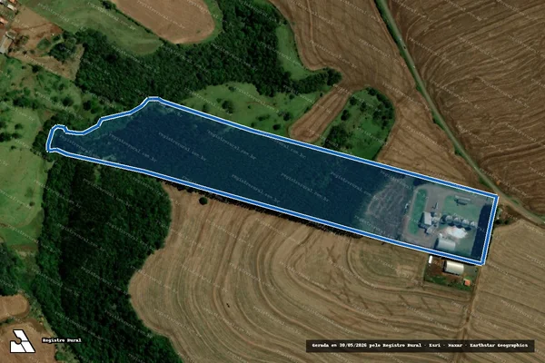 Imagem de satélite de LOTE 230-A - 001 em Campina da Lagoa - PR