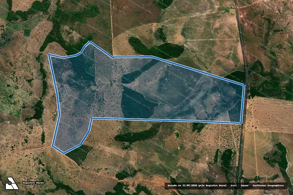 Imagem de satélite de FAZENDA RECANTO FELIZ - PARTE 1 em Colinas do Tocantins - TO