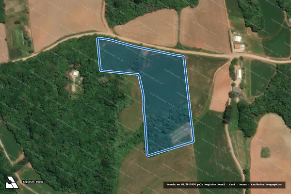 Imagem de satélite de LOTE RURAL - LOTE RURAL em Campo Largo - PR