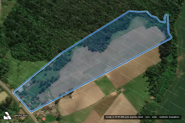 Imagem de satélite de SITIO SAO JOSÉ - SITIO SAO JOSÉ em Prudentópolis - PR