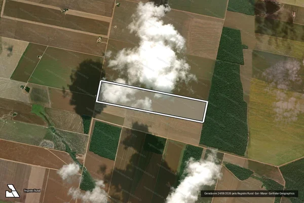 Imagem de satélite de LOTE 470 ? P.A PINGOS D AGUA - Parte 1 em Querência - MT