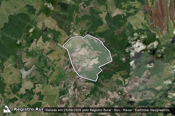 Imagem de satélite de FAZENDA RANCHO COLOCARADO - FAZENDA RANCHO COLORADO em Belmonte - BA