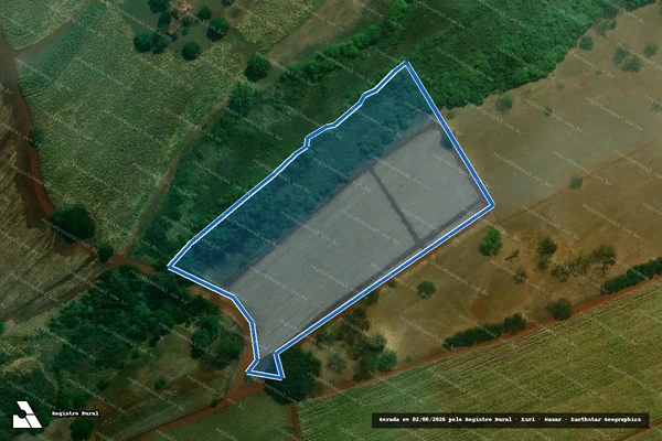 Imagem de satélite de Fazenda Santa Helena em Cravinhos - SP