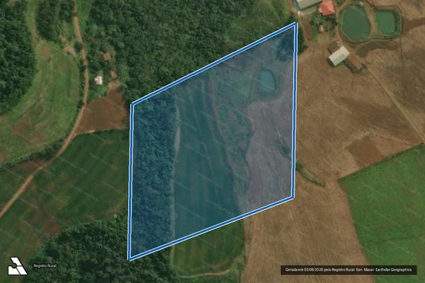 Imagem de satélite de Parte do Lote Rural nº 32-B - PARTE DO LOTE RURAL Nº 32-B em Itapiranga - SC