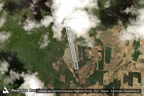Imagem de satélite de PROJETO DE ASSENTAMENTO SERRA NOVA ? LOTE 28 - Parte 1 em Florânia - RN