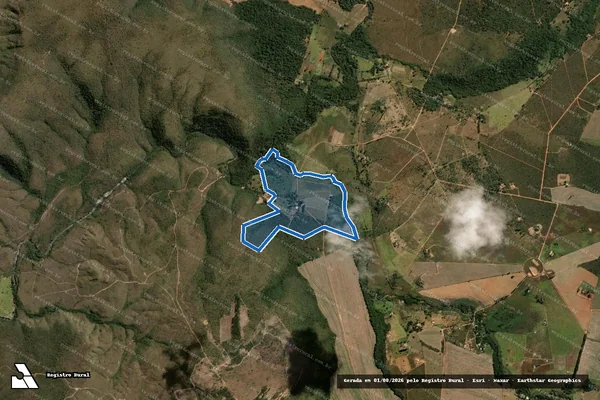 Imagem de satélite de FAZENDA SHANGRI-LÁ - 001 em Alto Paraíso de Goiás - GO