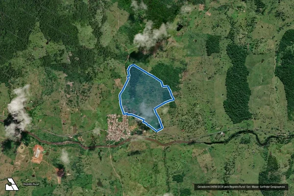 Imagem de satélite de FAZENDA SANTA IZABEL - Gleba 1 em Ibicaraí - BA