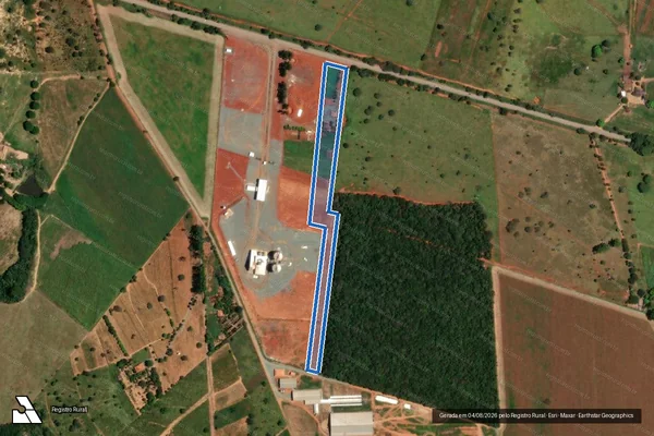 Imagem de satélite de FAZENDA INGAZEIRA - FAZENDA INGAZEIRA ? GLEBA II ? B em Pompéu - MG